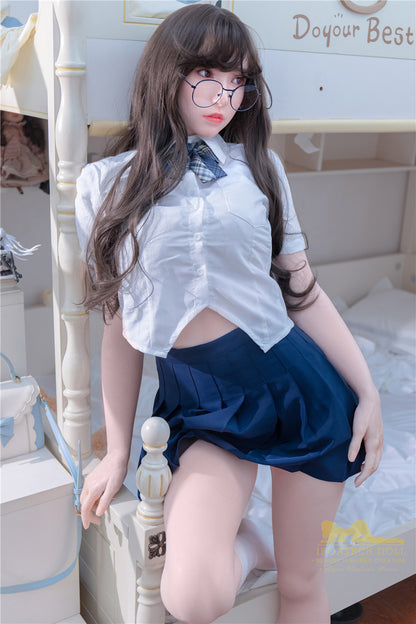 Suki -168cm(5'51")C-cup Full Silicone Japanese Lace Underwear JK Girl Sex Doll - Irontech Doll