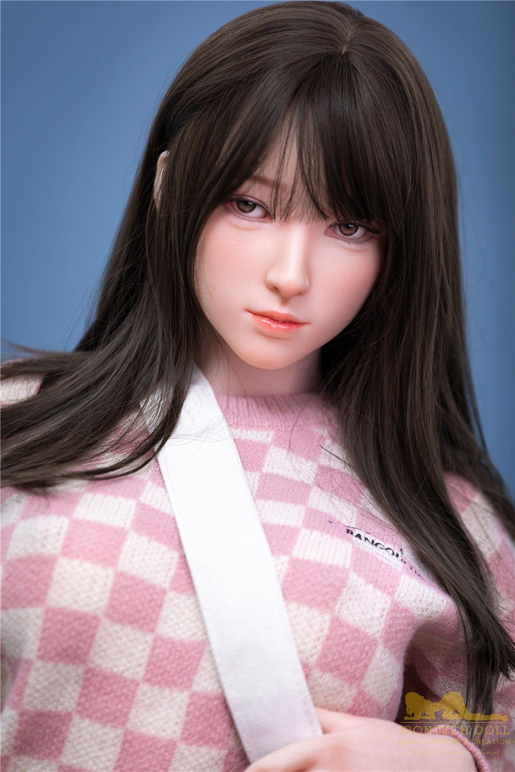 Miyuki-153cm(5'02")  E-cup Full Silicone Sex Doll Japanese Plaid Student - Irontech Doll