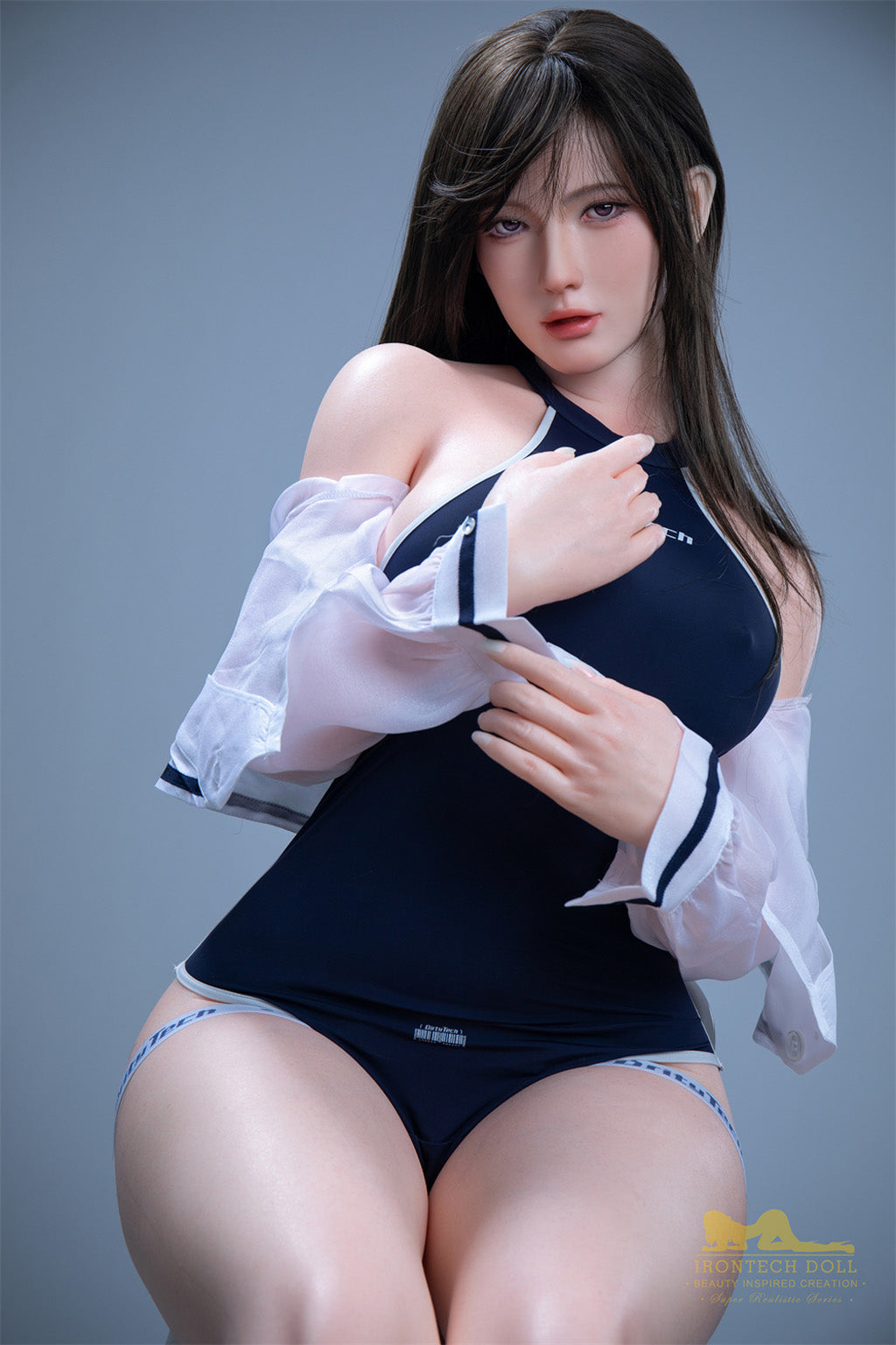 妍芸(Yanyun)-164cm(5'38")E-cup Full Silicone Chinese Gym Athletic Girl Sex Doll  in stock- Irontech Doll