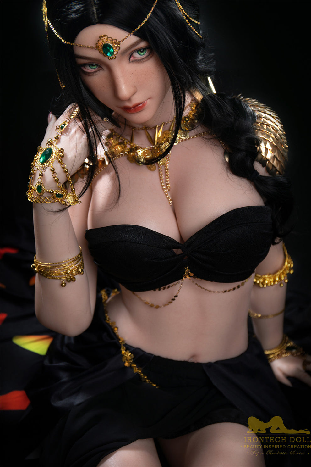 Kitty-166cm(5'45")D-cup Full Silicone Anime Fair Sex Doll in stock - Irontech Doll