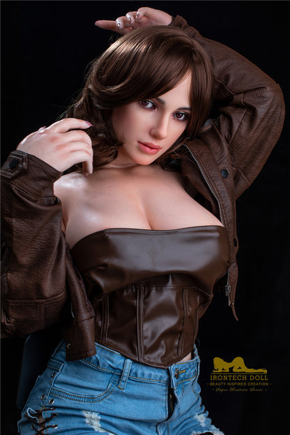 Luna-165cm(5'41")F-cup Full Silicone Cowgirl Cosplay Police Sex Doll  - Irontech Doll