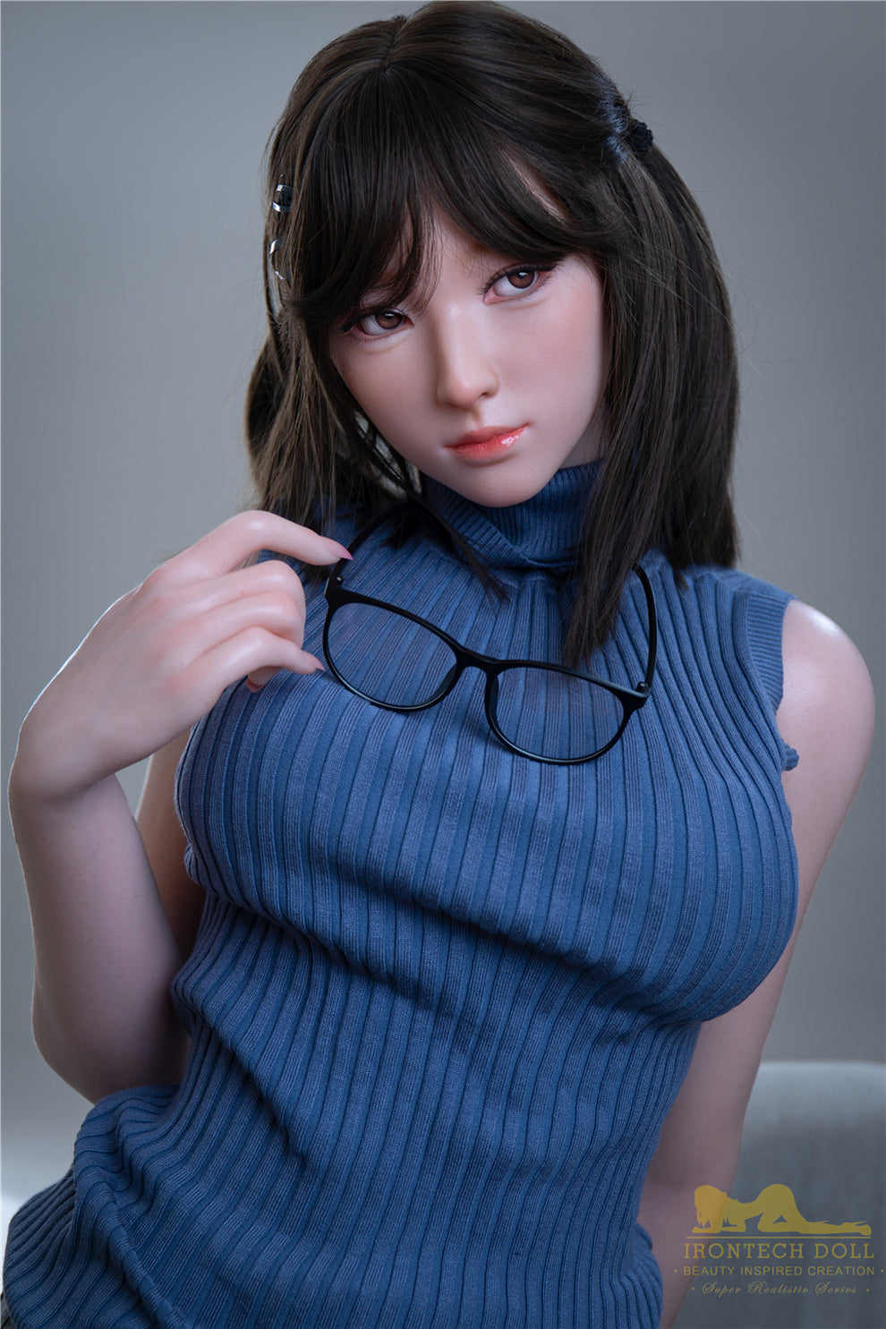 Miyuki-166cm(5'45") D-cup Full Silicone Japanese Ponytail Swearter Cute Student Sex Doll - Irontech Doll