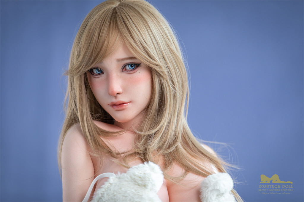 Ailine-165cm(5'41")F-cup Full Silicone Norway Mega Breasts Cosplay Bob Blonde Sex Doll in stock - Irontech Doll