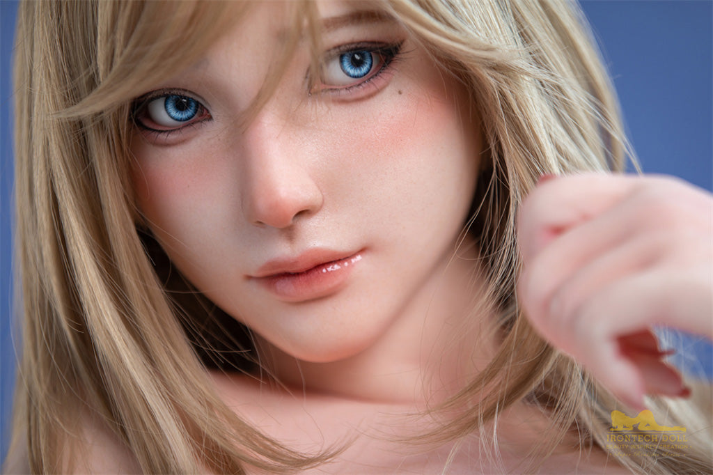 Ailine-165cm(5'41")F-cup Full Silicone Norway Mega Breasts Cosplay Bob Blonde Sex Doll in stock - Irontech Doll