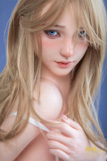 Ailine-165cm(5'41")F-cup Full Silicone Norway Mega Breasts Cosplay Bob Blonde Sex Doll in stock - Irontech Doll