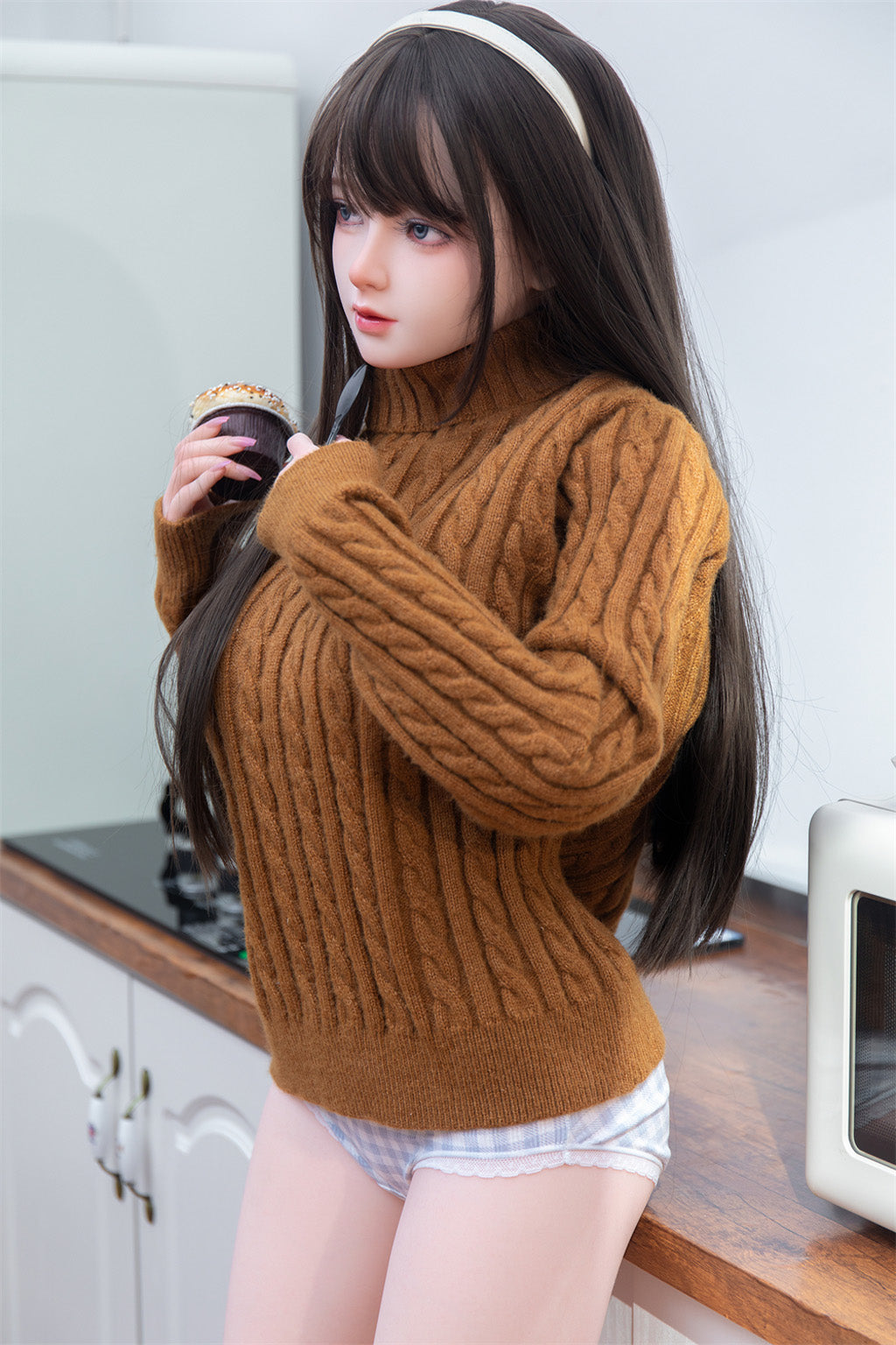 Xiaying(夏莹)-148cm(4'86")  D-cup Full Silicone Sex Doll Plus Chinese Soft Body - Irontech Doll