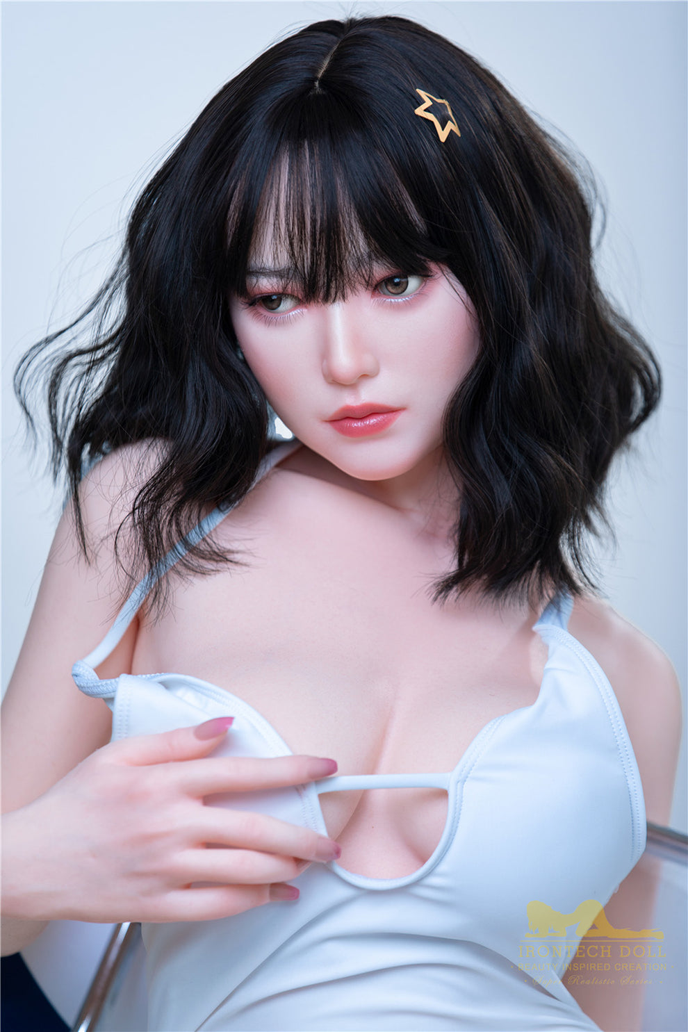 Misa-153cm(5'02") E-cup Full Silicone Japanese Swimming Bikini Sex Doll- Irontech Doll