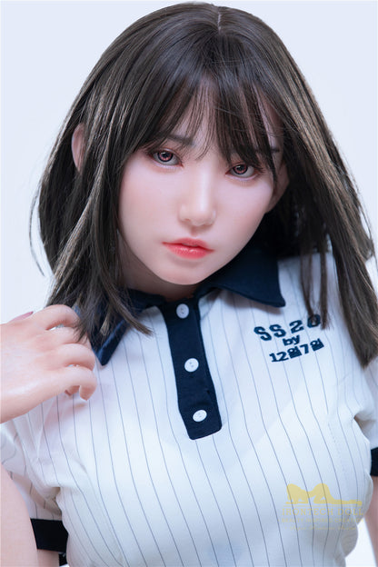 Suki-153cm(5'02") E-cup Full Silicone Sex Doll Japanese Baseball Student - Irontech Doll