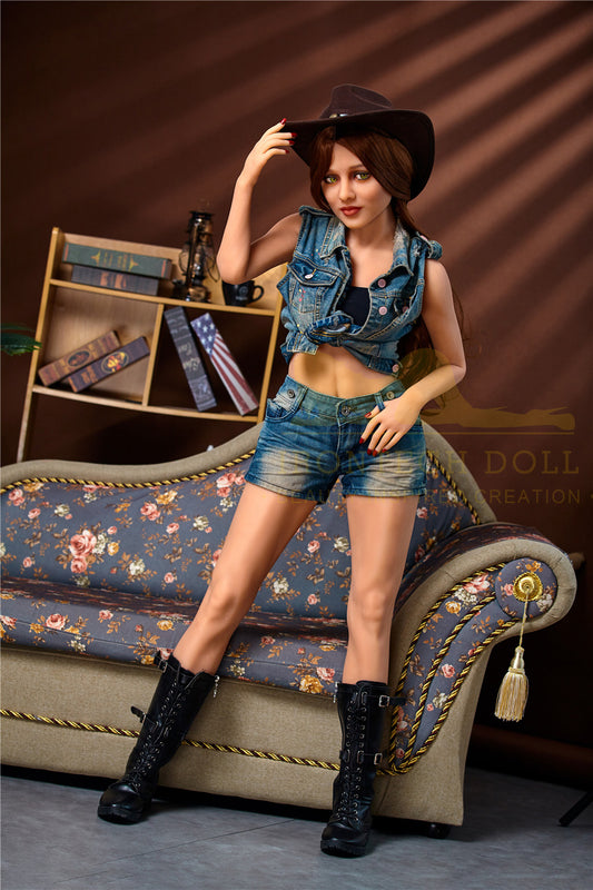 Mandy-150cm (4'92")C-cup TPE Sex Doll American Cool Cowgirl-Irontech Doll