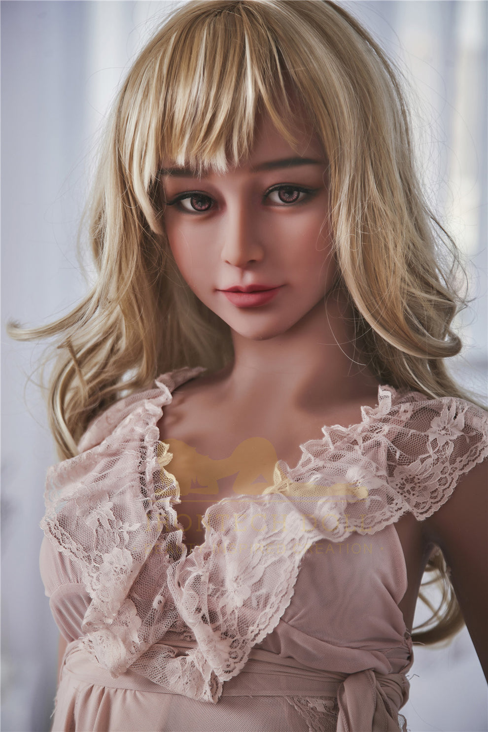 Miki-155cm (5'09'')E-cup TPE Sex Doll British Lace High-heel Temptation Lady - Irontech Doll