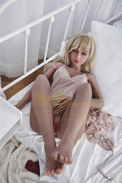 Miki-155cm (5'09'')E-cup TPE Sex Doll British Lace High-heel Temptation Lady - Irontech Doll