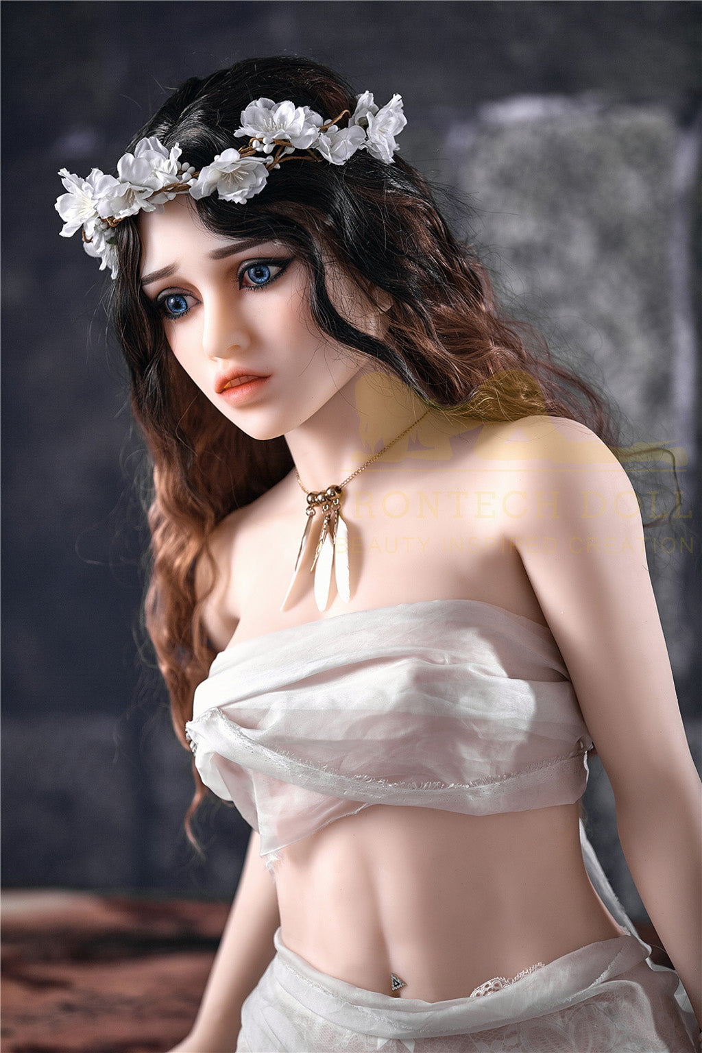 Victoria Fairytale -150cm  (4'92")C-cup TPE Sex Doll Lace Alluring Bride SM-Irontech Doll