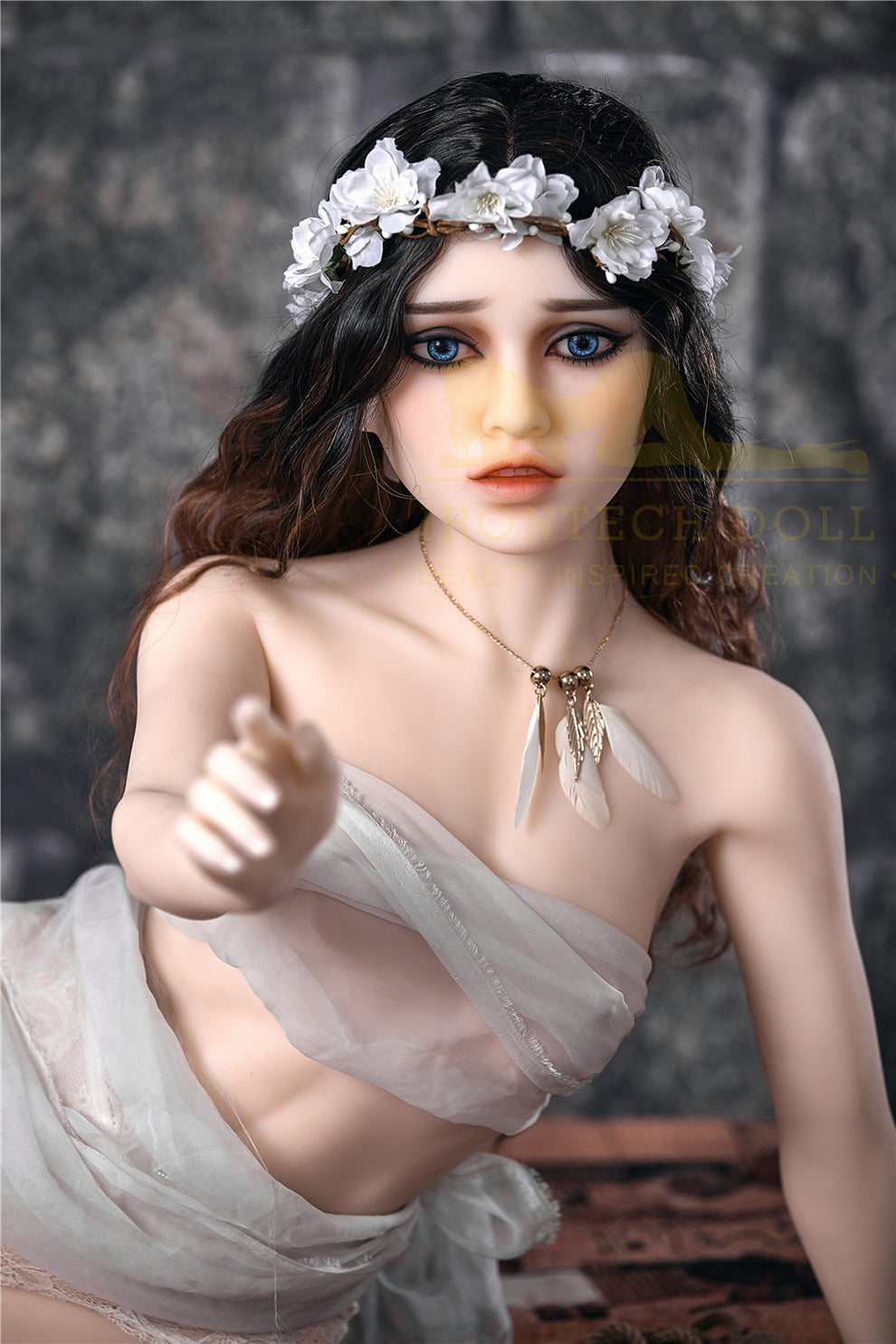 Victoria Fairytale -150cm  (4'92")C-cup TPE Sex Doll Lace Alluring Bride SM-Irontech Doll