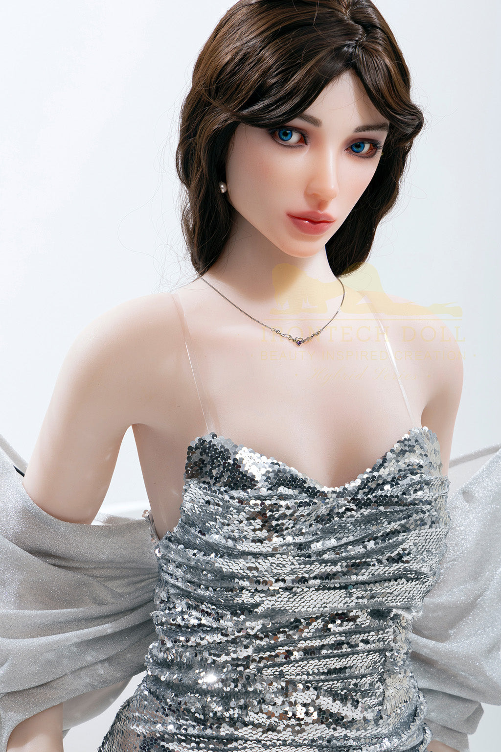 Fay-162cm(5'31'')D-cup Silicone Head TPE Body Sex Doll - Irontech Doll