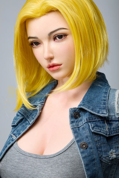 Clara-159cm(5'22")E-cup Full Silicone Jean Girl Sex Doll- Irontech Doll