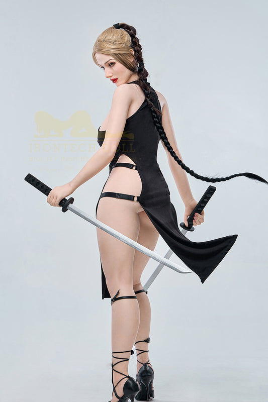 Zara-159cm(5'22") E-cup Full Silicone Swordswoman Sex Doll- Irontech Doll