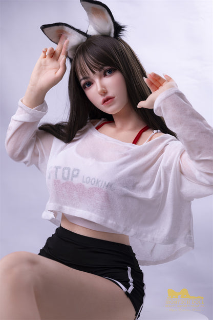 小莲(Xiaolian) -165cm(5'41")F-cup Full Silicone Chinese Mega Breasts Bunny Girl  Sex Doll  - Irontech Doll