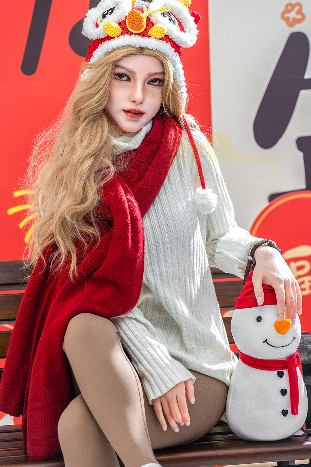 Vivian-163cm(5'35")B-cup Full Chinese Lunar New Year Silicone Sex Doll- Irontech Doll