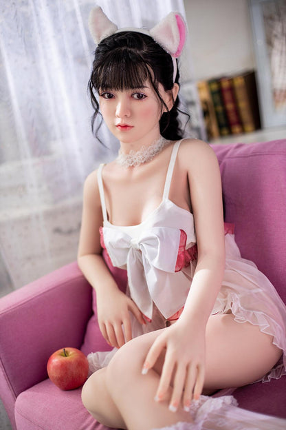 Nina-Silicone Head Asian Bunny Sex Doll-AiMi Doll