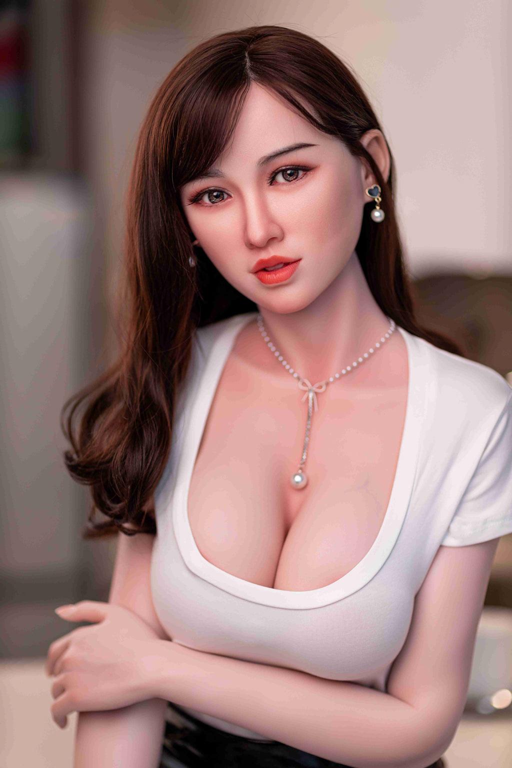 Queena-Silicone Head  Doll-AiMi Doll