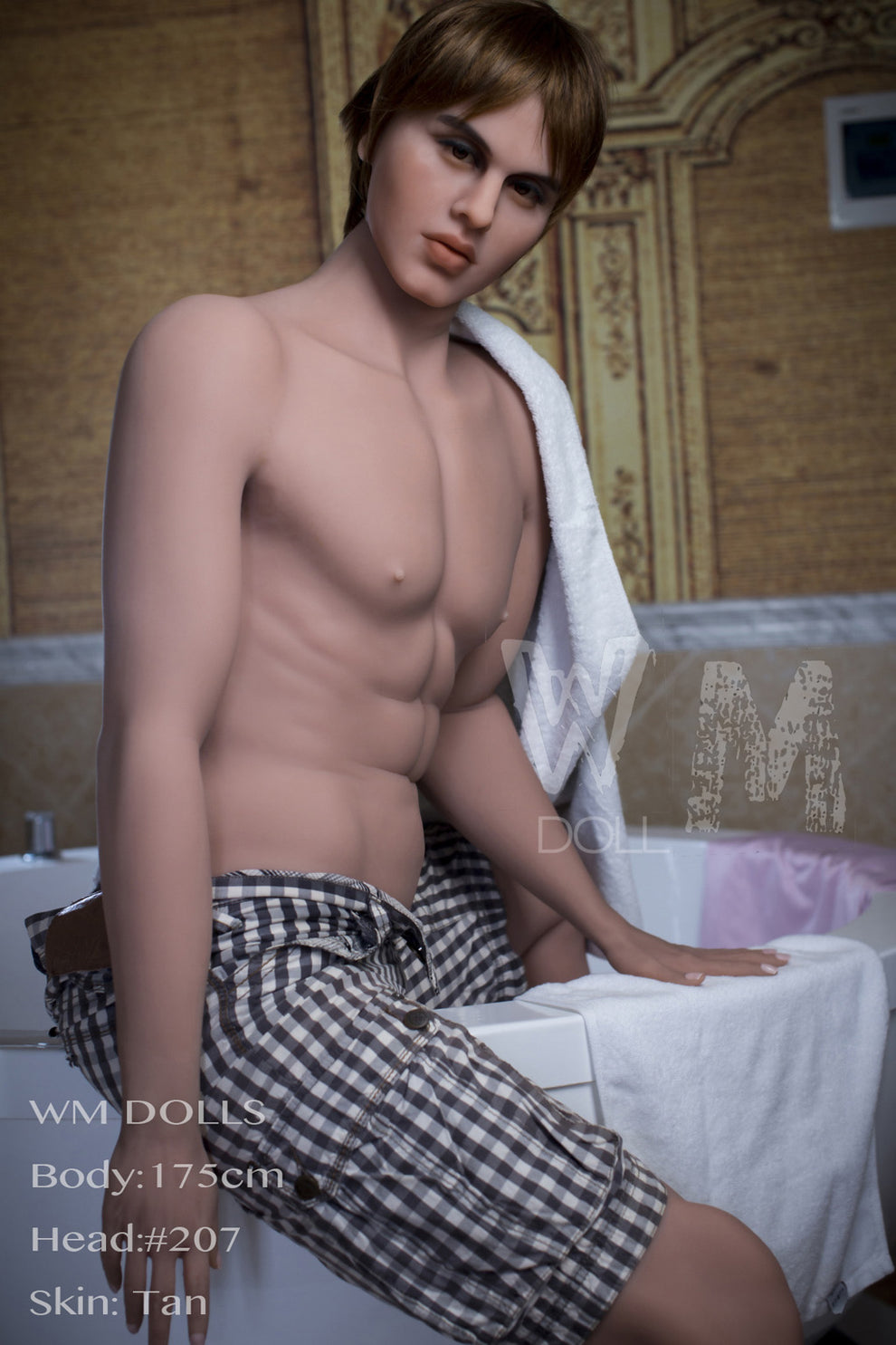 175cm(5ft74'') Male TPE Sex Doll Frank- WM sex Doll